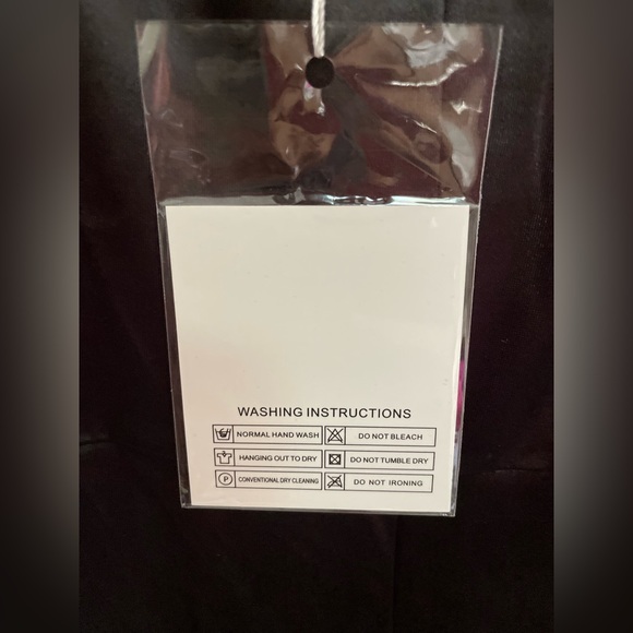 **Never Worn/With Tags** Spaghetti Strap Satin Cocktail Evening Dress Blk|Small - Picture 9 of 12